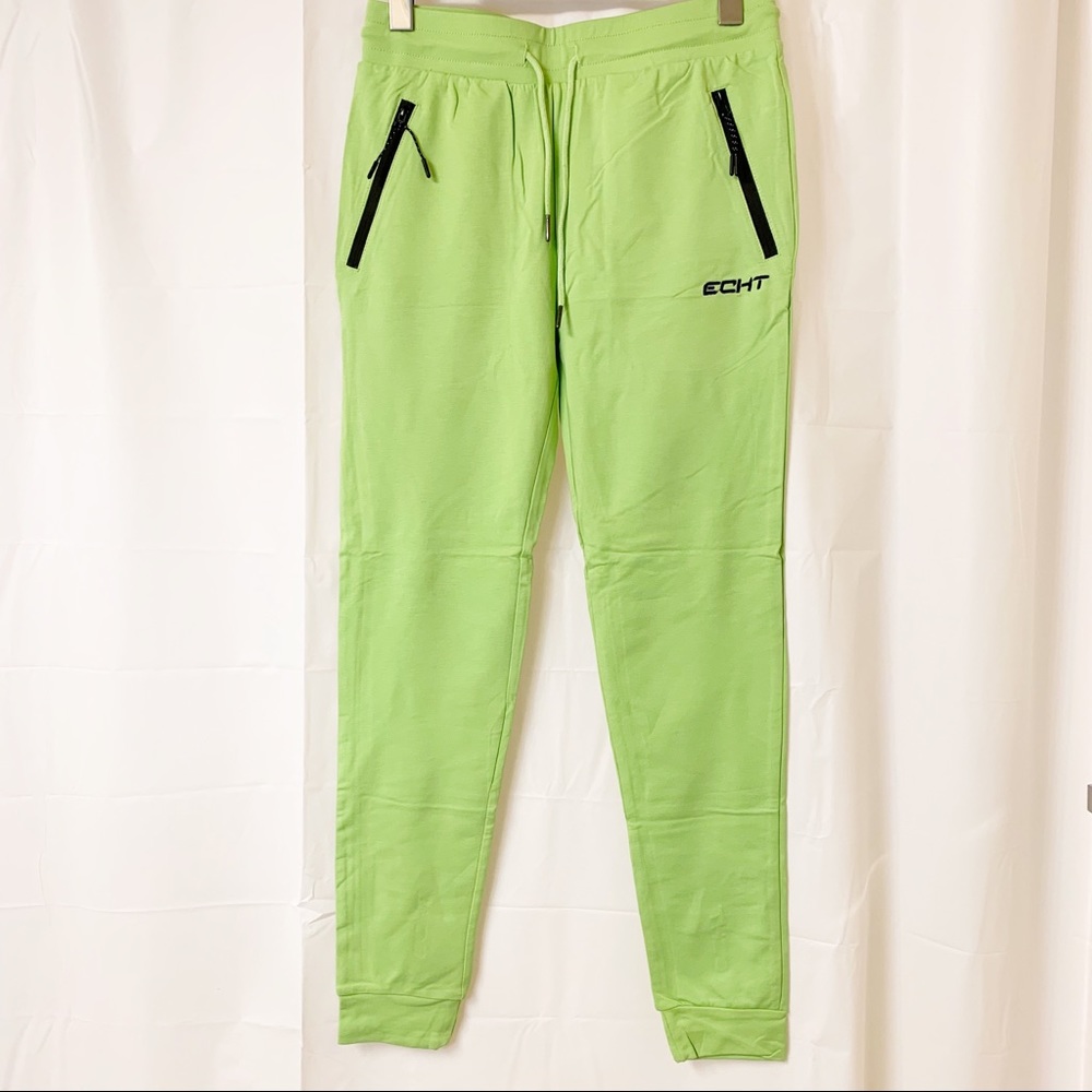 ECHT Ladies Tapered Green Joggers Medium